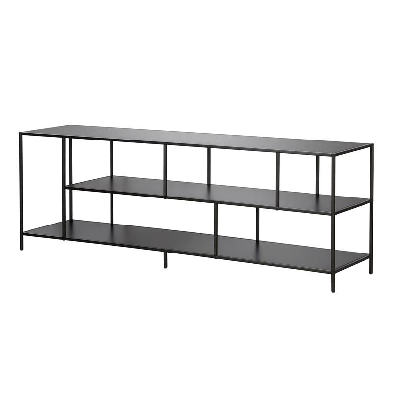 Pemberly Row Modern Wood/Metal TV Stand for TVs up to 70