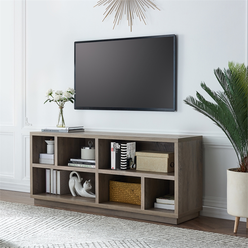 Pemberly Row Modern Wood TV Stand for TVs up to 58