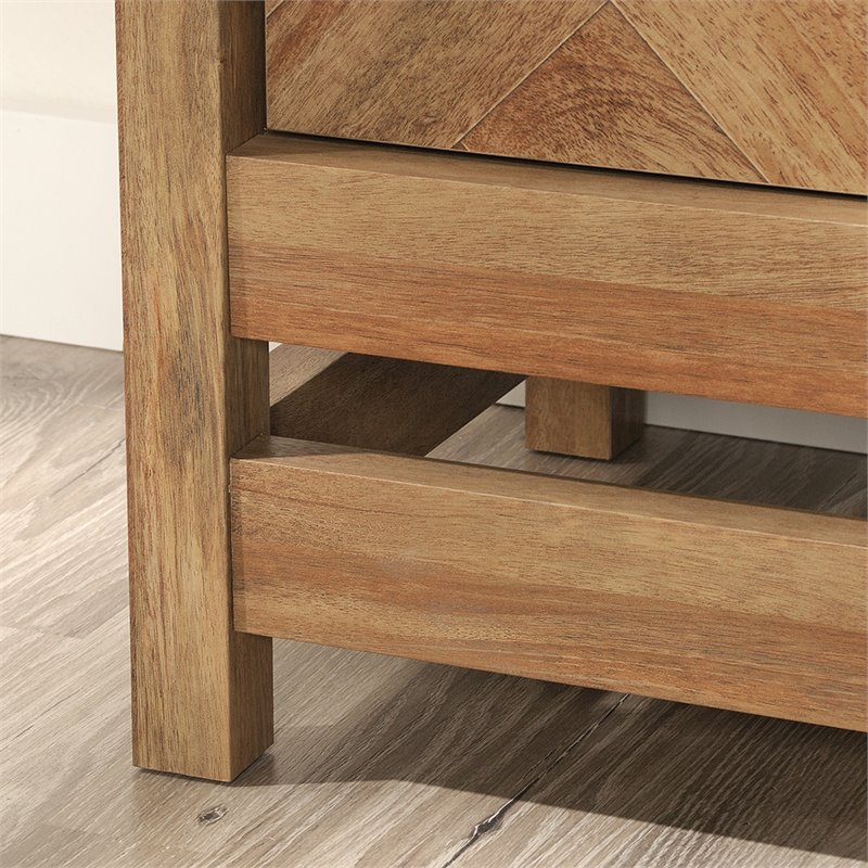 Pemberly Row Mid-Century Storage Cabinet in Sindoori Mango