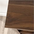 Pemberly Row 3-Shelf Modern Engineered Wood Bookcase in Walnut