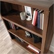Pemberly Row 3-Shelf Modern Engineered Wood Bookcase in Walnut