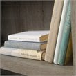 Pemberly Row 3-Shelf Modern Engineered Wood Bookcase in Mystic Oak