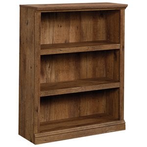Pemberley Row Engineered Wood Vintage Oak Bookcase Rectangular Adjustable Shelves 43.78&quotH Unassembled