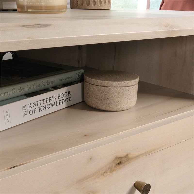 Pemberly Row Engineered Wood Nightstand in Pacific Maple