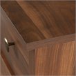 Pemberly Row 4 Drawers Transitional Engineered Wood Chest in Walnut