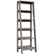 Pemberly Row 5-Shelf Modern Engineered Wood Bookcase in Mystic Oak