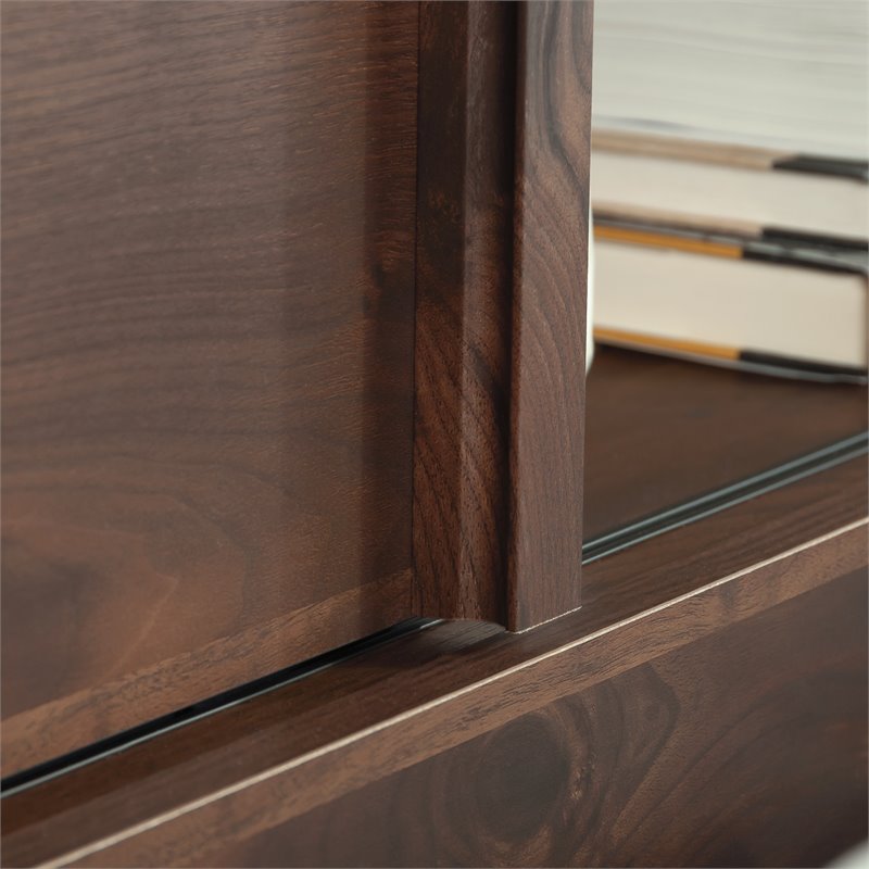 Pemberly Row Engineered Wood Full/Queen Headboard in Grand Walnut