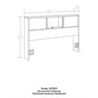 Pemberly Row Engineered Wood Full/Queen Headboard in Grand Walnut