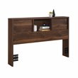 Pemberly Row Engineered Wood Full/Queen Headboard in Grand Walnut