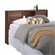 Pemberly Row Engineered Wood Full/Queen Headboard in Grand Walnut
