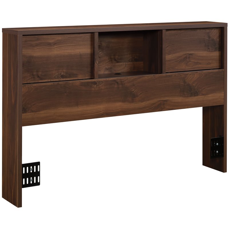 Pemberly Row Engineered Wood Full/Queen Headboard in Grand Walnut
