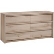 Pemberly Row Engineered Wood Bedroom Dresser in Pacific Maple