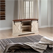 Pemberly Row Traditional Wood Corner TV Stand for TVs up to 52