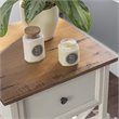 Pemberly Row 1-Drawer Farmhouse Wood V-Frame End Table in White ( Set of 2)