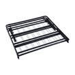 Pemberly Row Modern Metal Queen Mattress Support in Black Finish