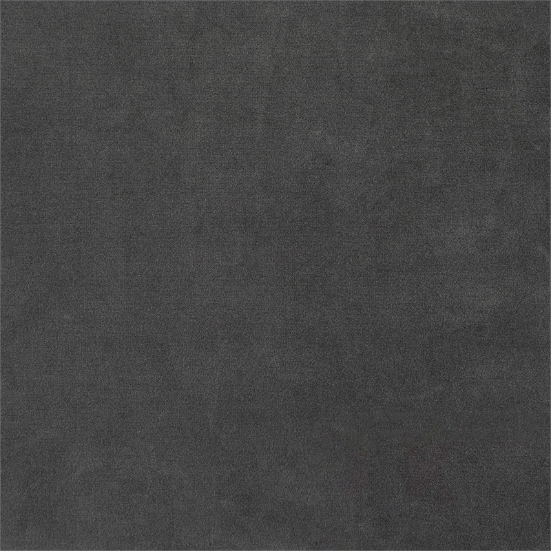 Pemberly Row Modern Channeled Tufted Barrel Accent Chair in Dark Gray and Gold