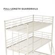 Pemberly Row Metal Triple Bunk Bed Bed for Kids Twin/Twin/Twin in White