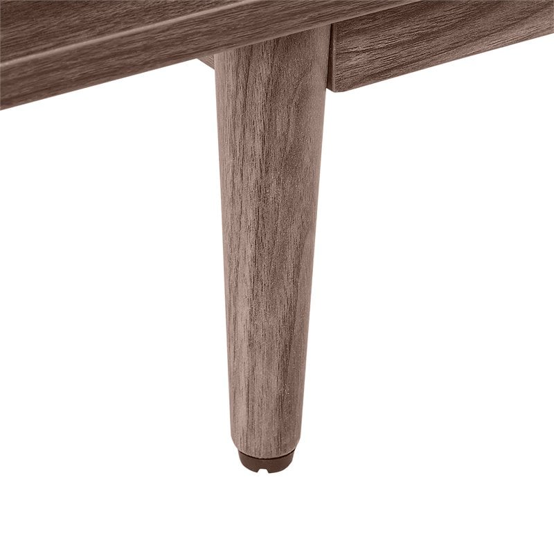 Pemberly Row Modern Wood Wine Storage Sideboard in Walnut Finish