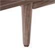 Pemberly Row Modern Wood Wine Storage Sideboard in Walnut Finish
