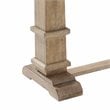 Pemberly Row Rectangular Top Farmhouse Wood Console Table in Rustic Brown