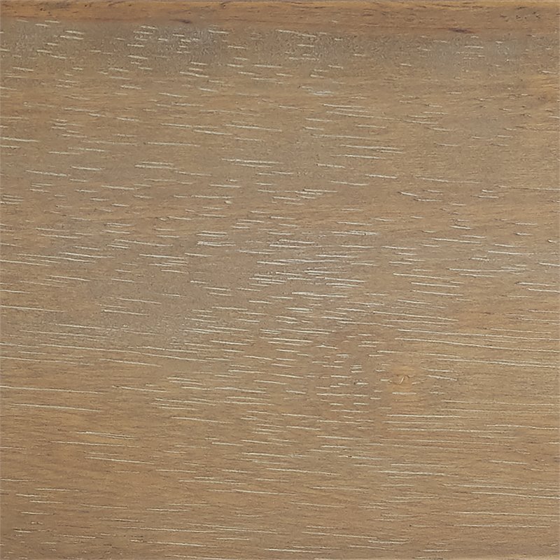 Pemberly Row Rectangular Top Farmhouse Wood Console Table in Rustic Brown