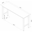 Pemberly Row 3-Piece Modern Metal Garage Cabinet & Worktable Set in Gray