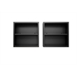 Pemberly Row Modern Metal Floating Garage Cabinets in Charcoal (Set of 2)