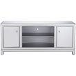 Pemberly Row Modern Glass TV stand for TVs up to 60