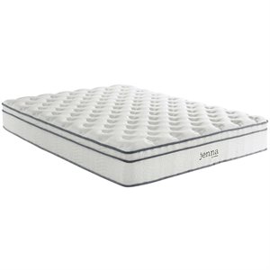pemberly row 10'' h x 60'' w queen innerspring fabric mattress