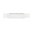 Pemberly Row Wood Queen Murphy Bed with 2 Closet Organizers in White