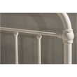 Pemberly Row Farmhouse Queen Metal Spindle Panel Bed in Dark Bronze