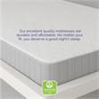 Pemberly Row 6 Inch White Bonnell Spring Coil Mattress Twin Size