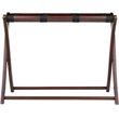 Pemberly Row Transitional Solid Wood Luggage Rack in Cappuccino