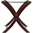 Pemberly Row Transitional Solid Wood Luggage Rack in Cappuccino