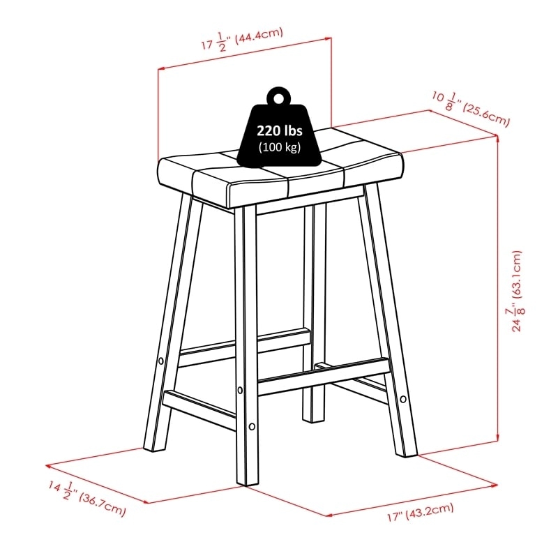 Pemberly Row 5-Piece Square Counter Height Solid Wood Dining Set in Walnut