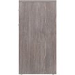 Pemberly Row 2-Drawer Transitional Wood End Table in Ash Gray