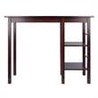 Pemberly Row Transitional Solid Wood Dining Table in Antique Walnut