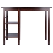 Pemberly Row Transitional Solid Wood Dining Table in Antique Walnut