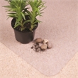 Pemberly Row Plastic Recyclable Lipped Chair Mat For Carpets Clear