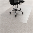 Pemberly Row Plastic Clear Floor Mat High Strength Mat to Protect Carpets
