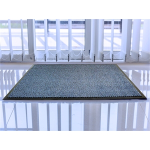 Pemberly Row Fabric Advantagemat Indoor Entrance Mat Blue Rectangular 32 x 48