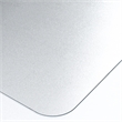 Pemberly Row Plastic Craft Table Protector Mat Clear Polycarbonate 20 x 36