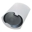 Pemberly Row Modern Plastic Black Anti Fatigue Mat and Chair Mat For Hard Floors