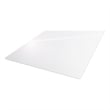 Pemberly Row Modern Vinyl PVC Rect Chair Mat for Carpets Clear Size 48 x 60 inch