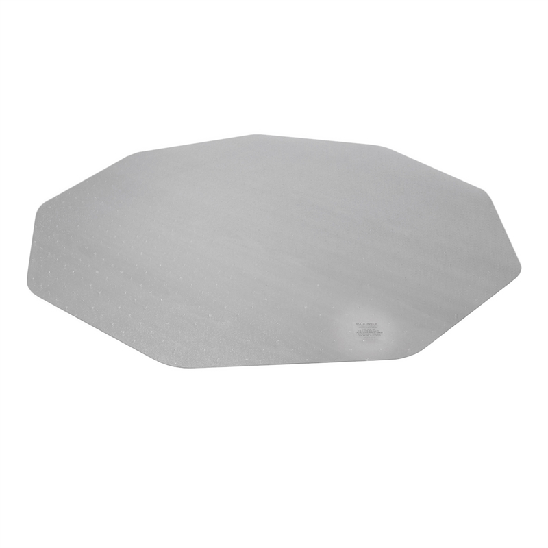 Pemberly Row Modern Vinyl Chair Mat for Hard Floors Clear 38