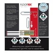Pemberly Row Modern Vinyl Clear 48