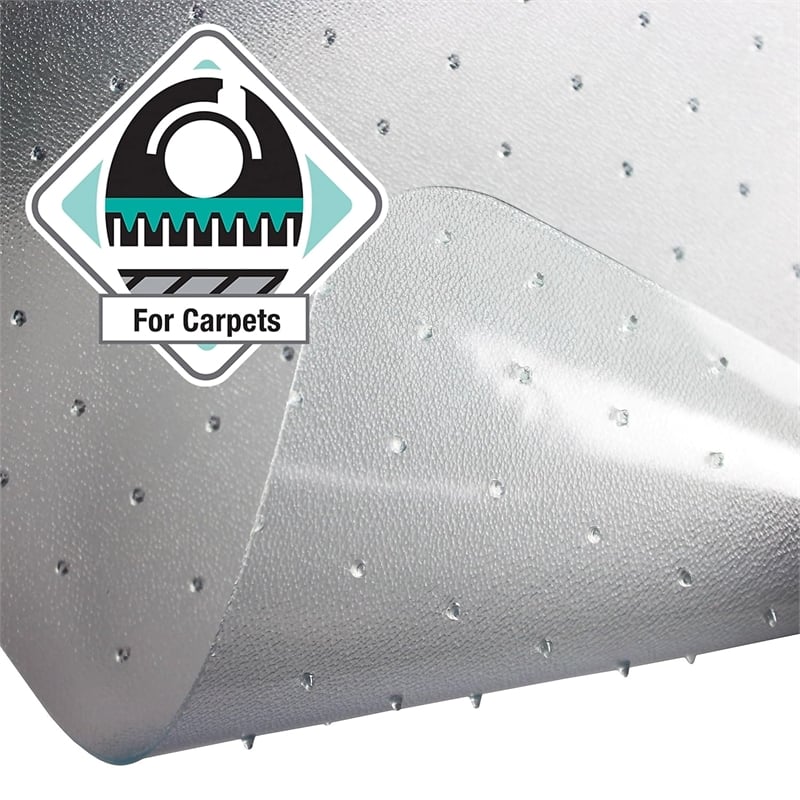 Pemberly Row Modern Vinyl Clear 48