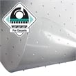 Pemberly Row Modern Vinyl Clear 48