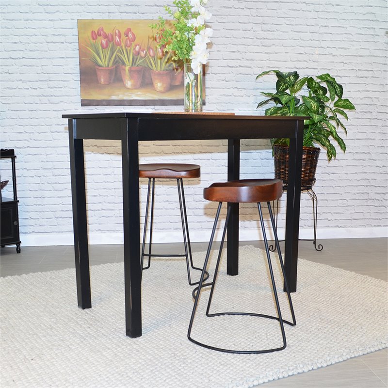 Pemberly Row Transitional Solid Wood 25