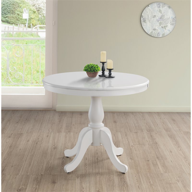 Pemberly Row Traditional Wood Top 36
